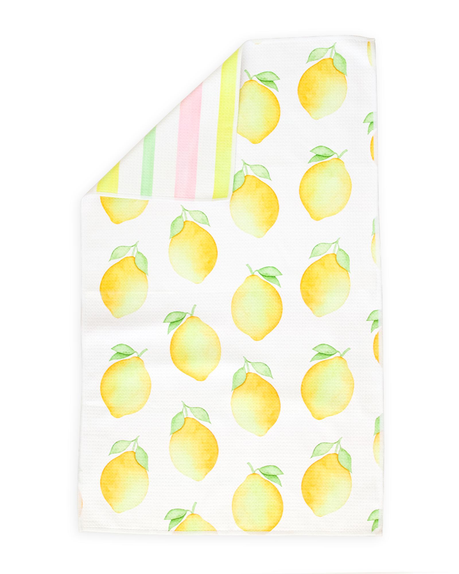 Lemon Drop Waffle Hand Towel Jane